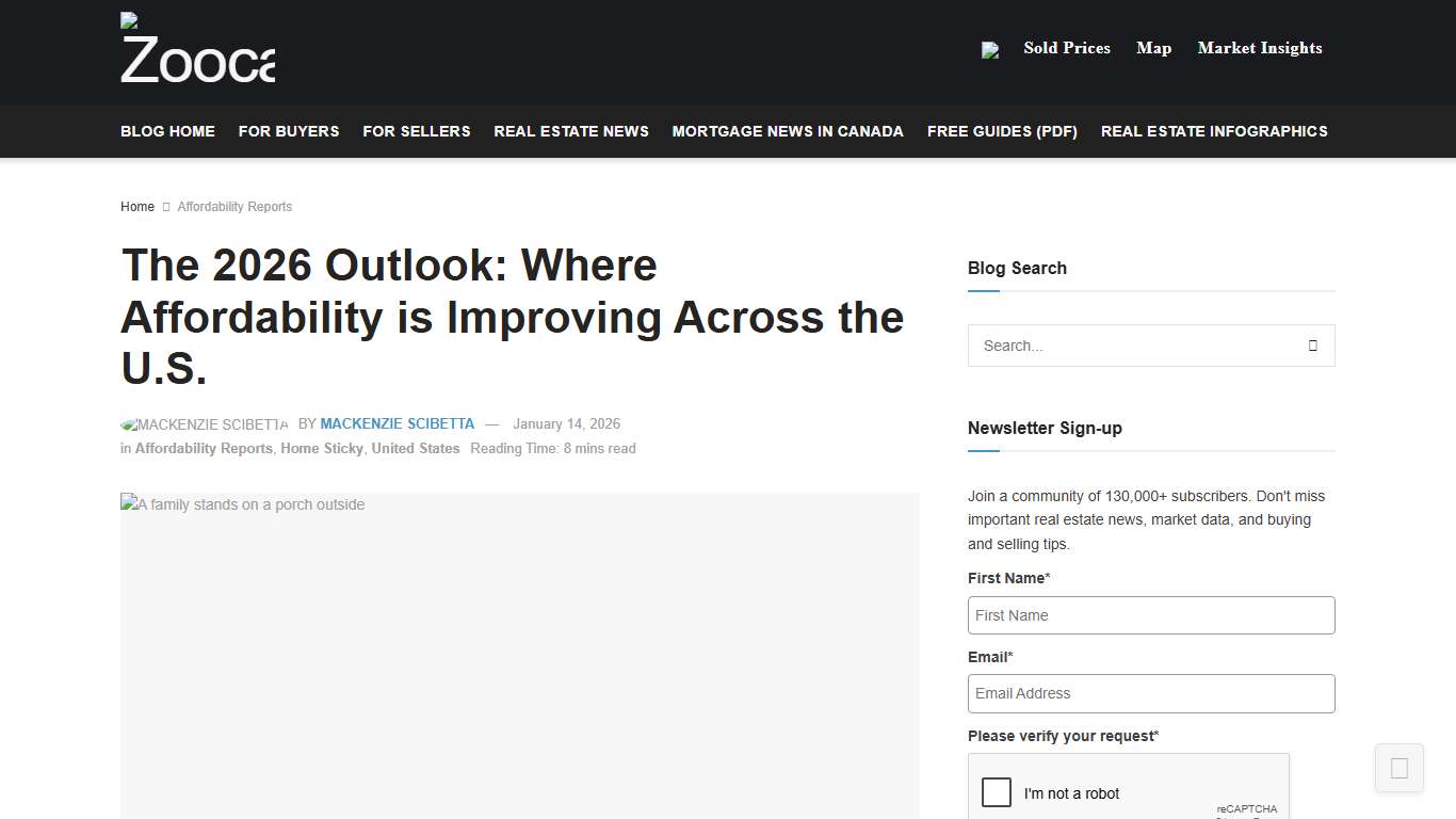 Where Housing Affordability is Improving Across the U.S. in 2026